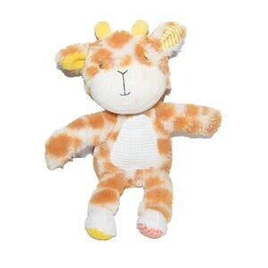 Make Believe Ideas‎ Giraffe Plush Sensory Snuggables Nursery Baby Lovey 9”